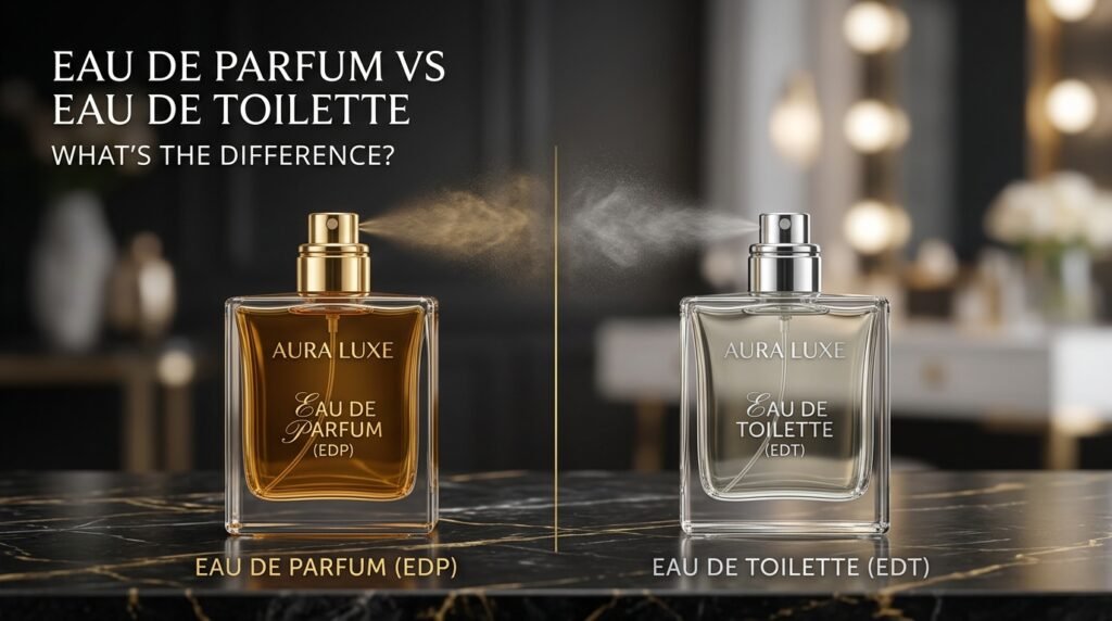 EverMist Perfume: Eau de Parfum vs Eau de Toilette – What's the Difference? perfume bottles side by side 202606092204
